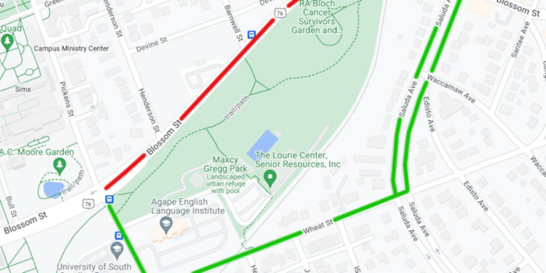 SCDOT implementing nighttime road closure on Blossom Street for safety improvements projects