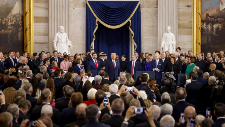 Billionaires, tech titans, presidents: A guide to who stood where at Donald Trump’s inauguration