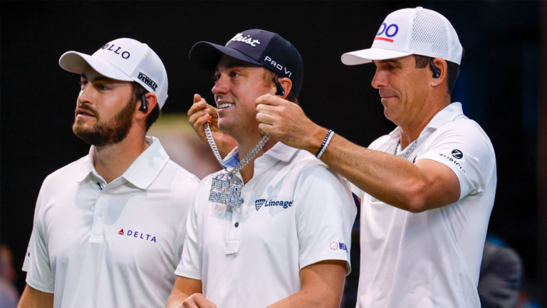 TGL golf results, takeaways: Justin Thomas, Patrick Cantlay’s Atlanta team beats Rickie Fowler’s New York side