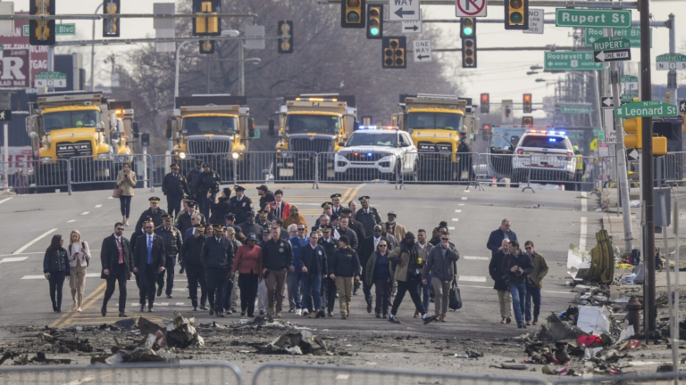 Transportation secretary says ‘expansive’ impact zone was left by Philadelphia medical plane crash