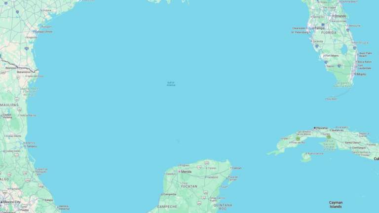 Google Maps changes Gulf of Mexico to Gulf of America