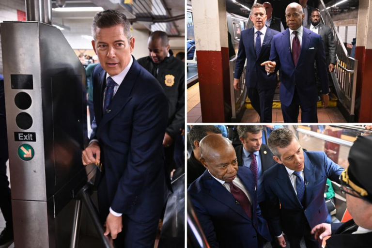 Trump’s transportation chief Sean Duffy says DOGE can help MTA cut ‘fraud, waste and abuse’ as he rides subways with NYC Mayor Adams