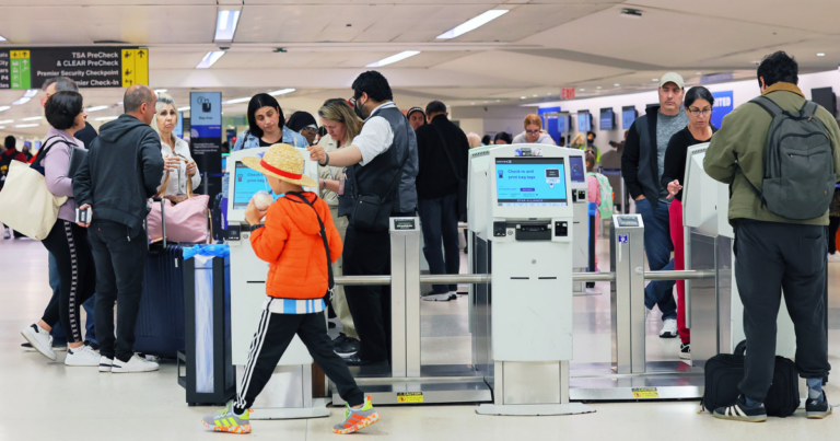 Transportation secretary says the number of flights at Newark airport could be reduced