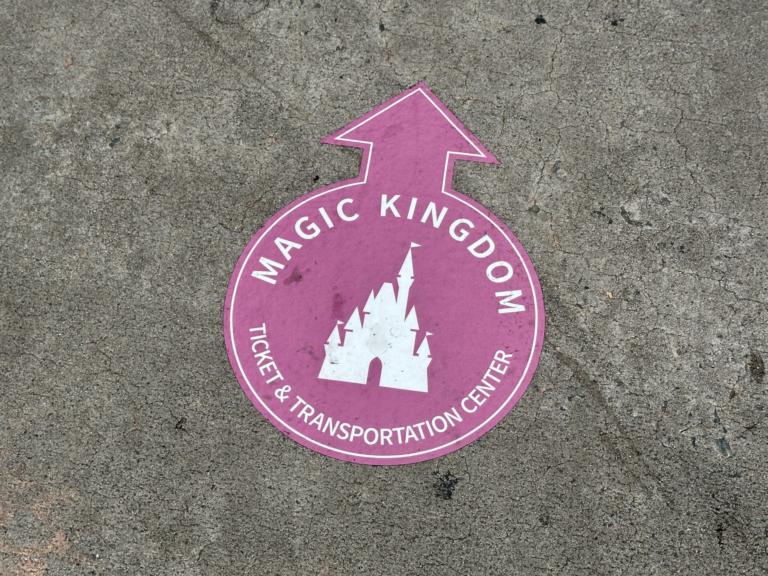 Incorrect Ticket and Transportation Center Magic Kingdom Decals Removed