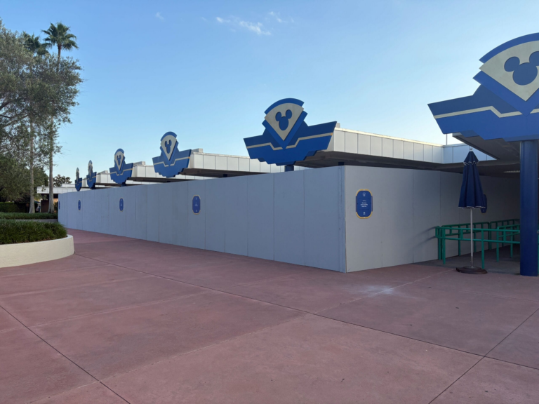 Construction Walls Installed at Disney’s Transportation and Ticket Center