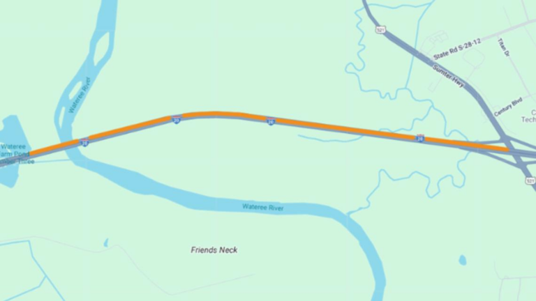 SCDOT to temporarily close lanes on I-20 W over Wateree River