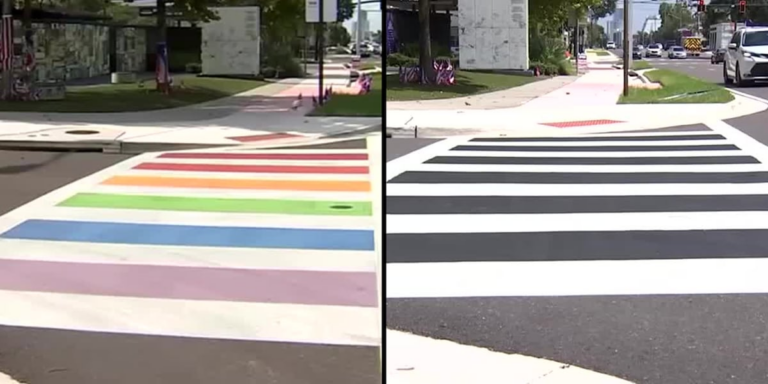 City officials denounce removal of rainbow crosswalk near Pulse nightclub mass shooting site