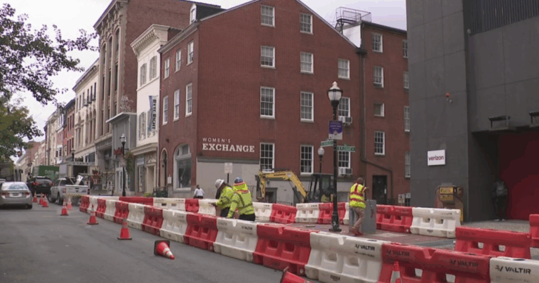 Part of Baltimore’s N Charles Street closed through December for underground repairs