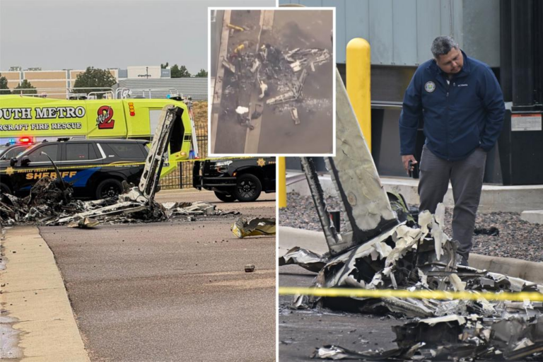 Small plane that crashed near Denver and killed 2 had engine malfunction mid-air: NTSB