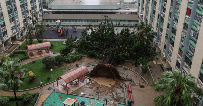 Hong Kong reopens after world’s most powerful cyclone Ragasa
