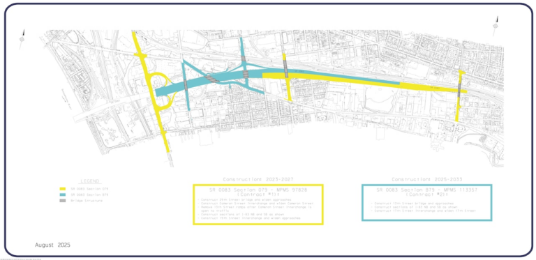 $132.7 million contract awarded for next part of I-83 Capital Beltway Project