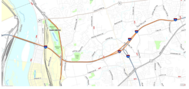 Here’s when sign inspections on Interstate-81 and Route 22 will affect your commute