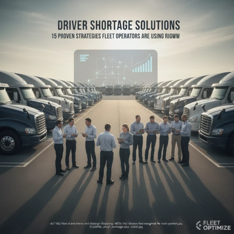 Driver Shortage Solutions: 15 Proven Strategies Fleet Operators Are Using Right Now