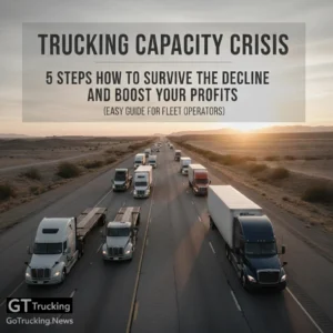 Trucking Capacity Crisis: 5 Steps How to Survive the Decline and Boost Your Profits (Easy Guide for Fleet Operators)
