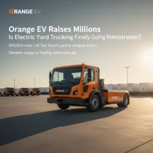 Orange EV Raises Millions: Is Electric Yard Trucking Finally Going Mainstream?