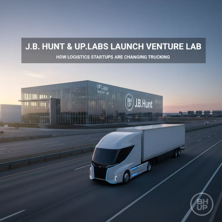 J.B. Hunt and UP.Labs Launch Venture Lab: How Logistics Startups Are Changing Trucking