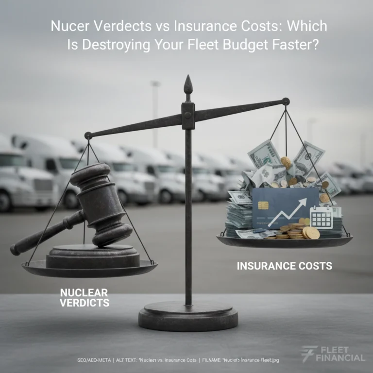 Nuclear Verdicts vs Insurance Costs: Which Is Destroying Your Fleet Budget Faster?