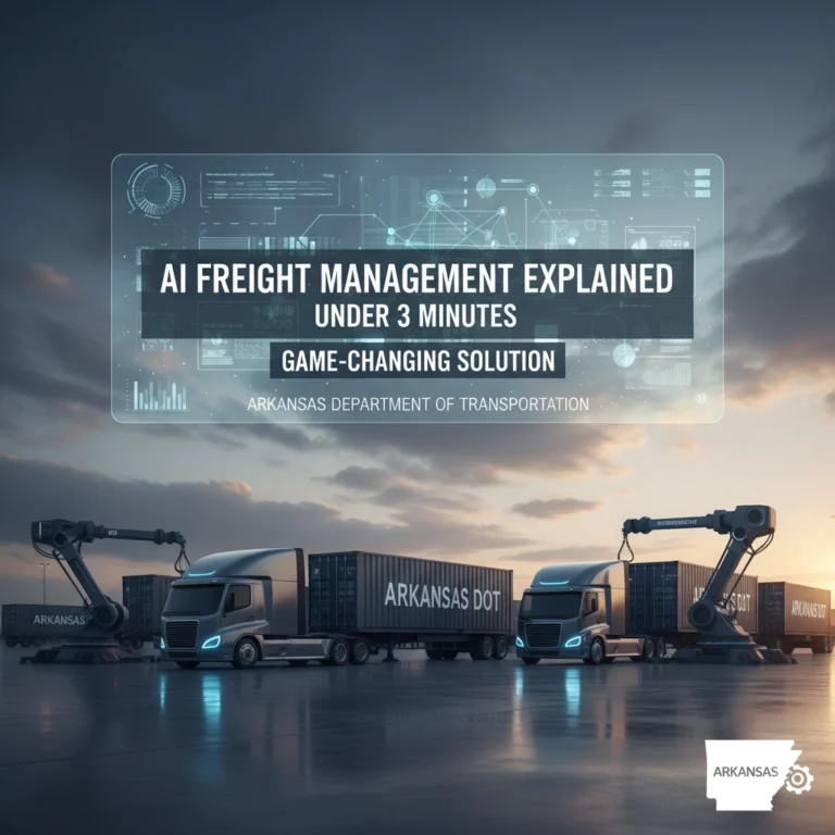 AI Freight Management Explained in Under 3 Minutes: Arkansas DOT's Game-Changing Solution